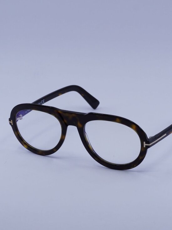 Tom Ford FT5756-B 052 Eyeglasses Havana 53mm Aviator Frame main image 9